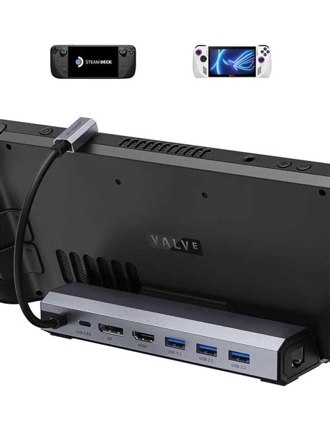 JSAUX Docking Station For Steam Deck 7 In 1 Steam Deck Dock With HDMI