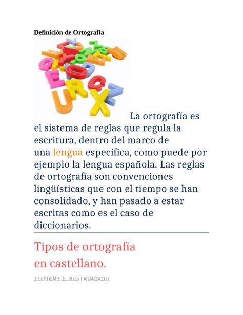 Cuales Son Las Caracteristicas De La Ortografia Bourque