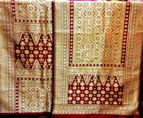 songket palembang cek na jual songket palembang lepus maron mawar