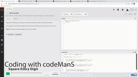 Codewars 7 Kyu Square Every Digit Javascript YouTube