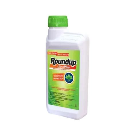 Herbicida Total Glifosato Roundup Ultra Plus Envase De Cc Eur