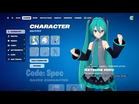 Fortnite X Hatsune Miku Youtube