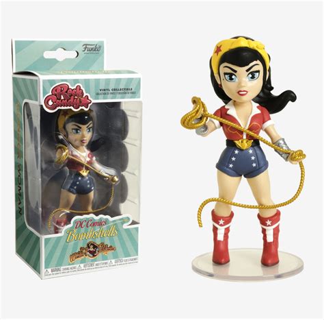 Funko Rock Candy Dc Comics Bombshells Wonder Woman Vinyl Collectible 23775 Ebay