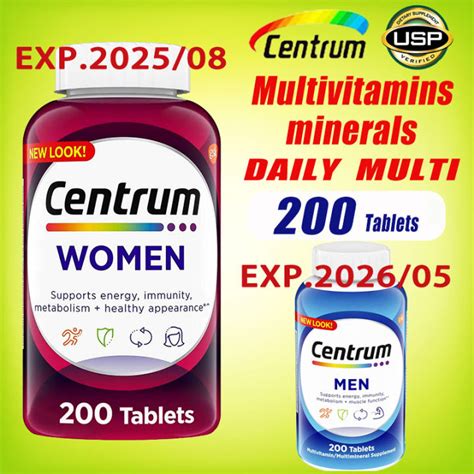 Centrum Adults Multivitamin Multimineral Complete From A Zinc For Men Women Th