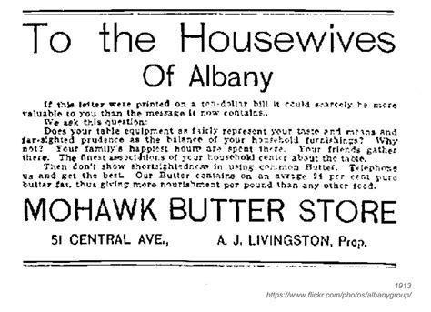 1913 Mohawk Butter Store AlbanyGroup Archive Flickr