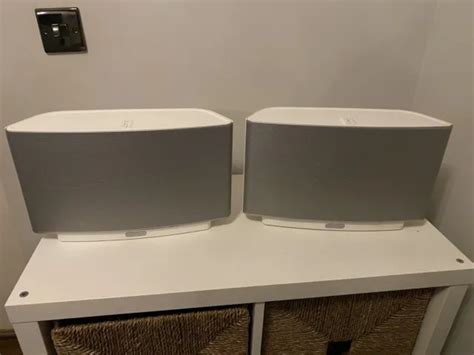 2 X Sonos Play 5 Gen 1 Wireless Smart Speaker White Wi Fi Gen1 Play