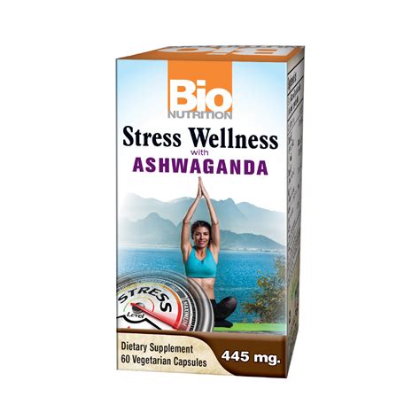 Stress Wellness W Ashwagandha Veg Caps Vitamin Nutrition Rd