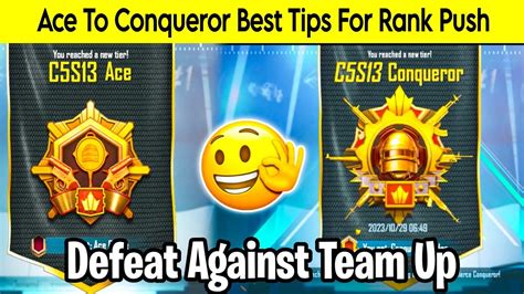 Ace To Conqueror Rank Push Tips How To Get High Plus Solo Conqueror