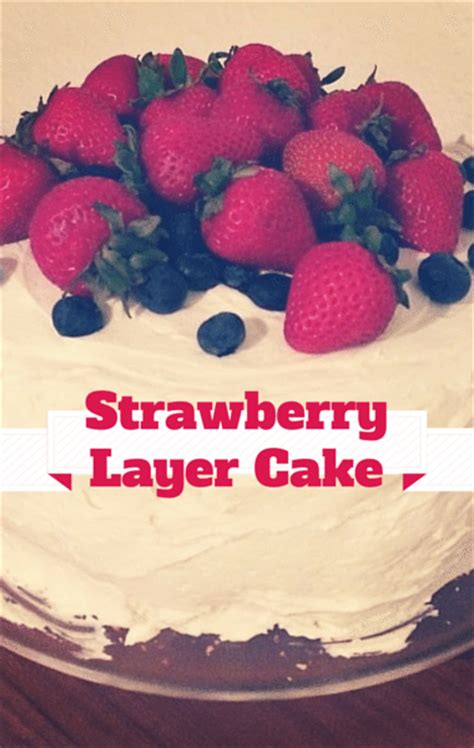 The Chew: Carla Hall Strawberry Lemon Layer Cake Recipe