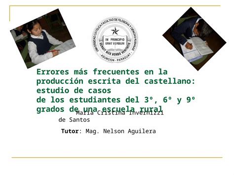 Ppt Errores M S Frecuentes En La Producci N Escrita Del Castellano