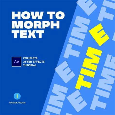 How To Morph Text Complete After Effects Tutorial Motion Design