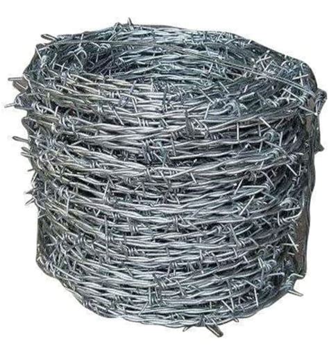 Tata Fencing Barbed Wire 1000 Ft Piece With Hooks For Fence Poles Trees Antennae