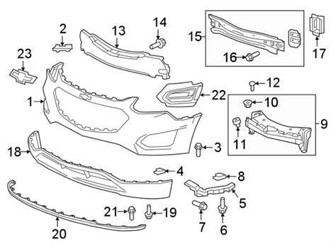 Chevrolet Equinox Bumper Seal Gm Parts