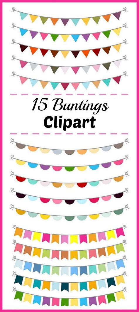 Bunting Clipart Bunting Banner Clipart Bunting Flag Clipart Bunting