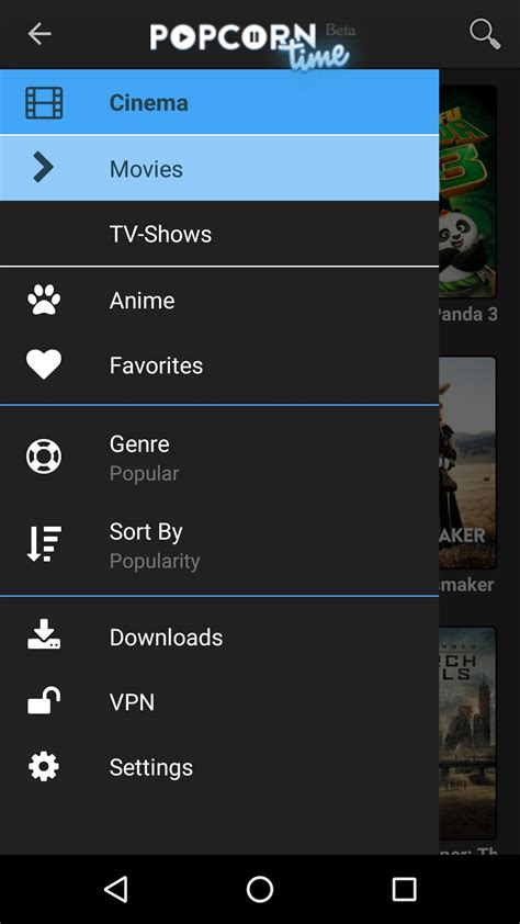 Popcorn time APK for Android Download