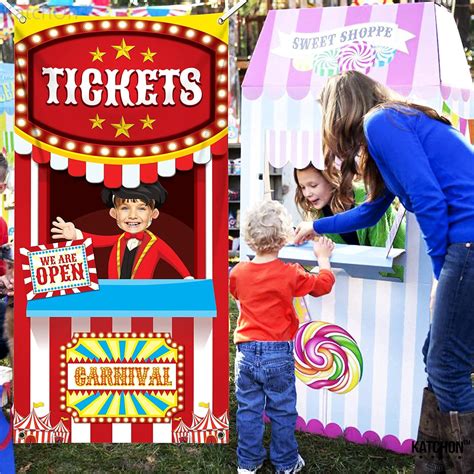 Buy Katchon Carnival Ticket Booth Banner X Inch Carnival Theme