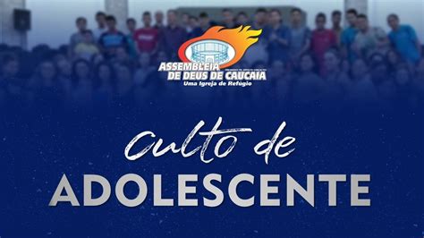 CULTO DE ADOLESCENTES AO VIVO 01 07 2020 YouTube