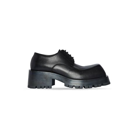 Balenciaga Trooper Derby Black For Men Lyst