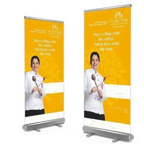 Roll Up Flex Standee For Advertising And Promotion Size 3 X 6 Feet