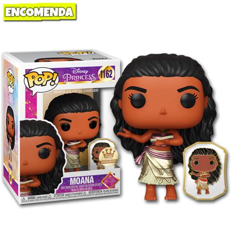 Funko Pop Ultimate Princess Moana 1162 Cromada Loja Tsc