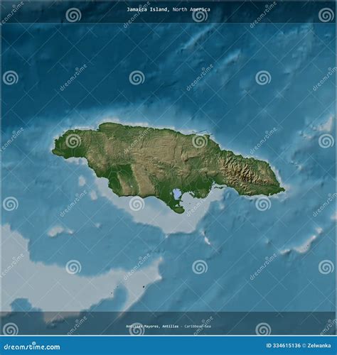 map of the island of jamaica
