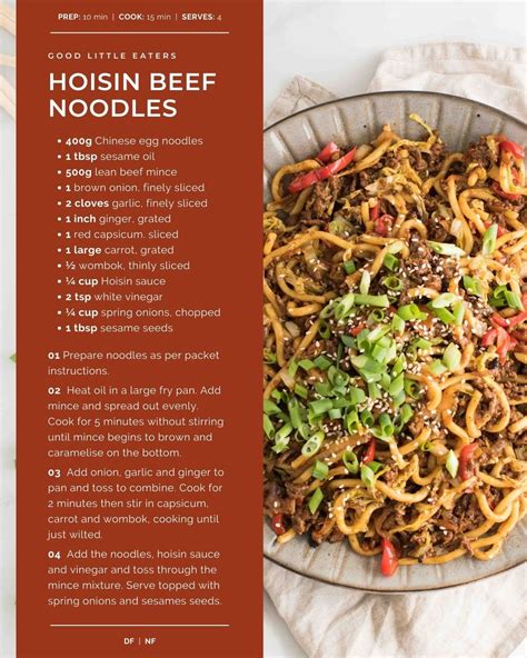 Hoisin Beef Noodles Recipe Recipe Mumma