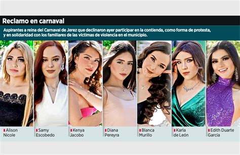 Candidatas Del Carnaval De Jerez Zacatecas Dejan El Certamen En