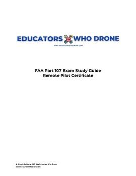 FAA Part 107 Exam Study Guide (Drones) | TPT