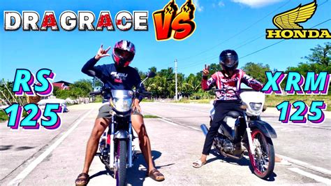 Honda Rs 125 Carb Vs Honda Xrm 125 Carb Dragrace Battle Of Honda