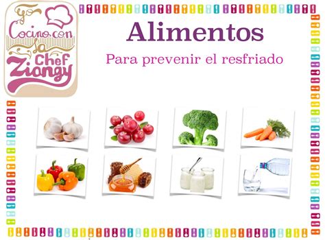 Alimentos Para Prevenir Resfriados Chef