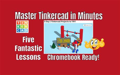 3D design 5 Day 1 Tinkercad Projects to TRY! - Tinkercad