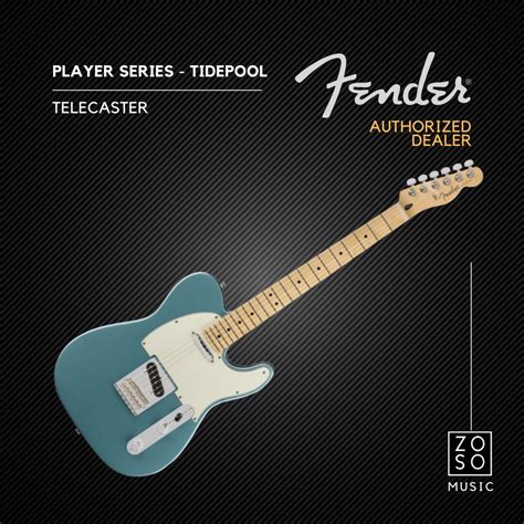 Fender Player Series Telecaster Electric Guitar Maple Fb Tidepool