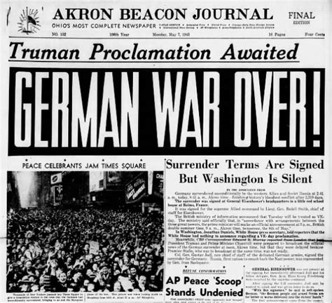 7 Incredible V-E Day Front Pages from WWII America - The official blog of Newspapers.com