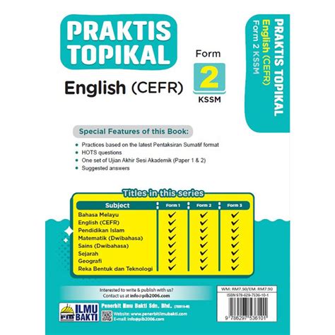 Tingkatan Praktis Topikal English Cefr