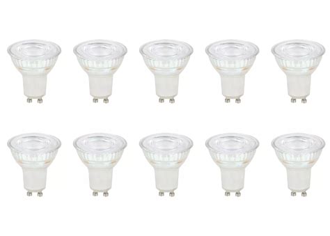 Lap Gu10 Led Light Bulb 345lm 3 6w 10 Pack Screwfix