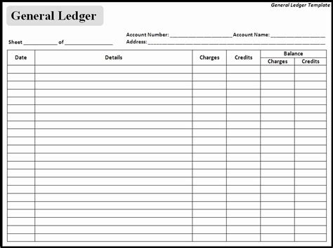 50 Excel Income And Expense Ledger