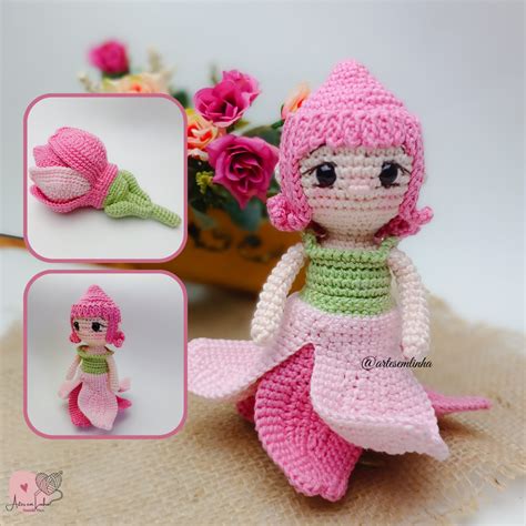 Boneca Tulipa Amigurumi Danielle Celi Victor De Barros Hotmart