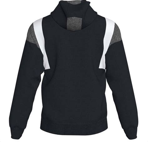 Joma Confort Iii Sweater Met Kap Heren Zwart Wijnrood Donkergrijs