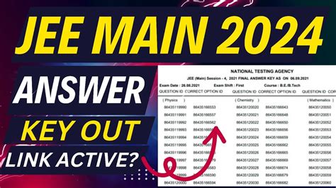 Jee Main Answer Key 2024 How To Check Jee Mains Answer Key Mahir