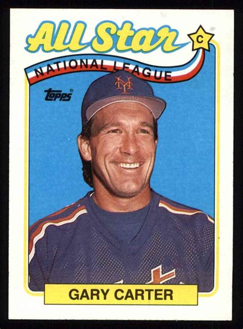 1989 Topps 393 All Star Gary Carter