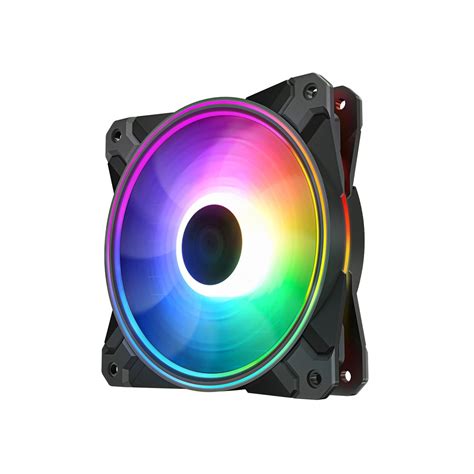 Kit Fan Unidades Deepcool Dual Ring Rgb Mm