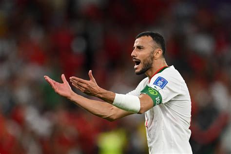 Former Wolves Defender Romain Saiss Shines In Morocco S Second World