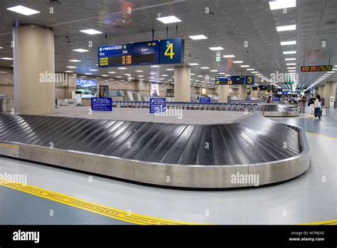 Busan, Korea - June 22, 2019 : Interior of Gimhae International Airport ...