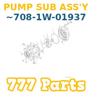 W Komatsu PUMP SUB ASS Y
