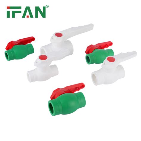 Ifan Customized Green PPR Fitting Plastic Polypropylene Single Handle