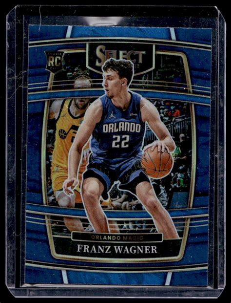 2021 22 Panini Select Retail Franz Wagner Blue Prizm Concourse RC 15