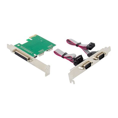 Pcie X Port Rs Serial Port Parallel S P Combo Card With Asix