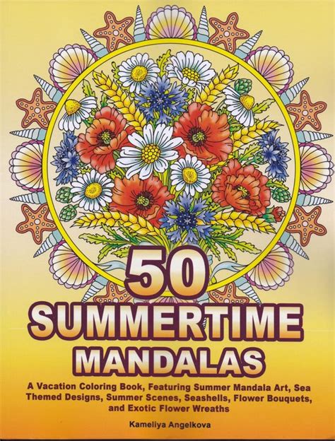 Summertime Mandalas Coloring Book Kleurboek Voor Volwassenen Bol