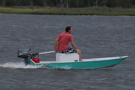 Solo Skiff Plans Stitch And Glue Flats River Skiff 12 Salt Boatworks