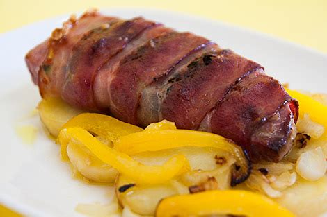 Bifes De Atum Enrolados Em Bacon Saborintenso